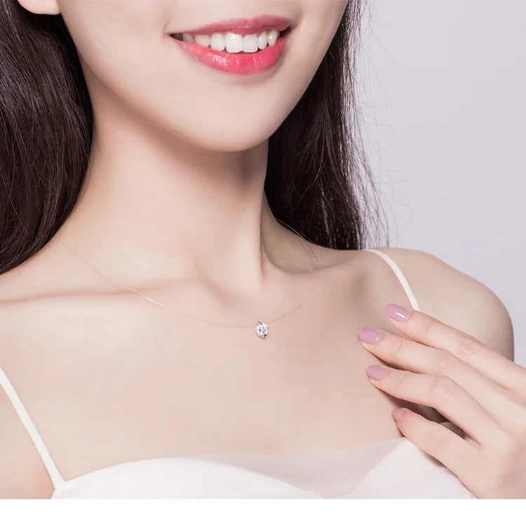 Invisible Chain Necklaces