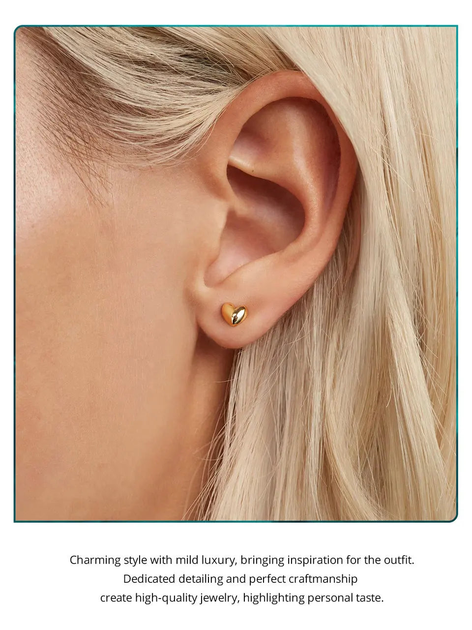 Mini Heart Stud Earrings
